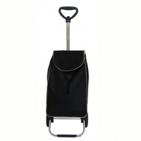 Wholesale simple folding shopping bag with wheels