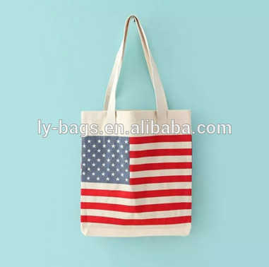 New Design High Quality Best Selling American Flag Hand Bag