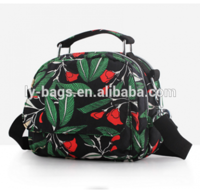 classic floral print hand bag for lady