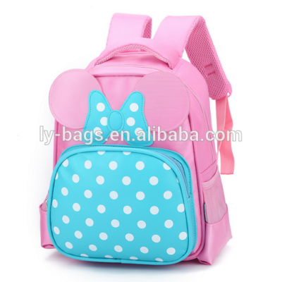 2017 hot sale cute backpack school bag for children