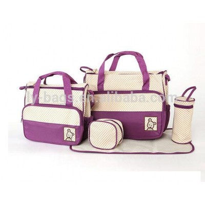 Fashionable Mummy Diaper Bag Sets 4pieces Per Set