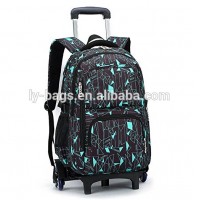 2017 large capacity Trolley backpack school bag Travel Trolley Bag