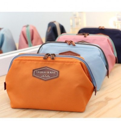 Wholesale canvas zipper pouch pouch cosmetic bag