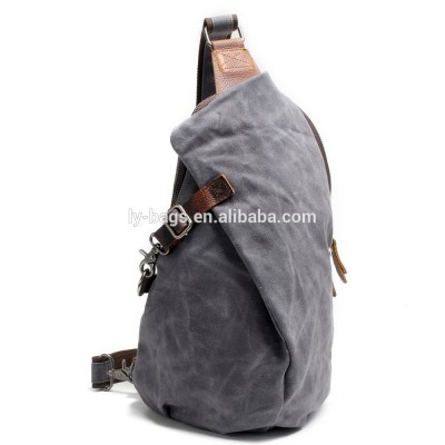 Waterproof Canvas Sling Backpacks Unisex Chest Bags