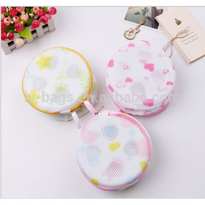 Small travel fine Foldable dirty Mesh laundry bag