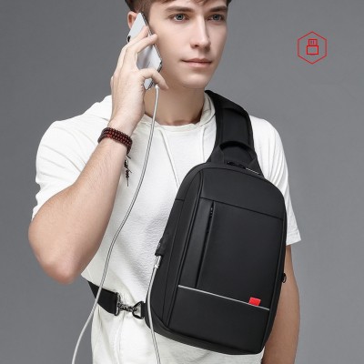 2020 High Quality leisure business Oxford waterproof Single Shoulder Cross Body Bag chest bag for men